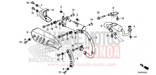 EXHAUST MUFFLER Z125MAK de 2019